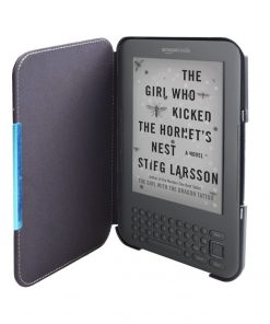 Alternative view of 6" Leather Case Drop-Proof Protective Cover for Kindle 3 (Model D00901)