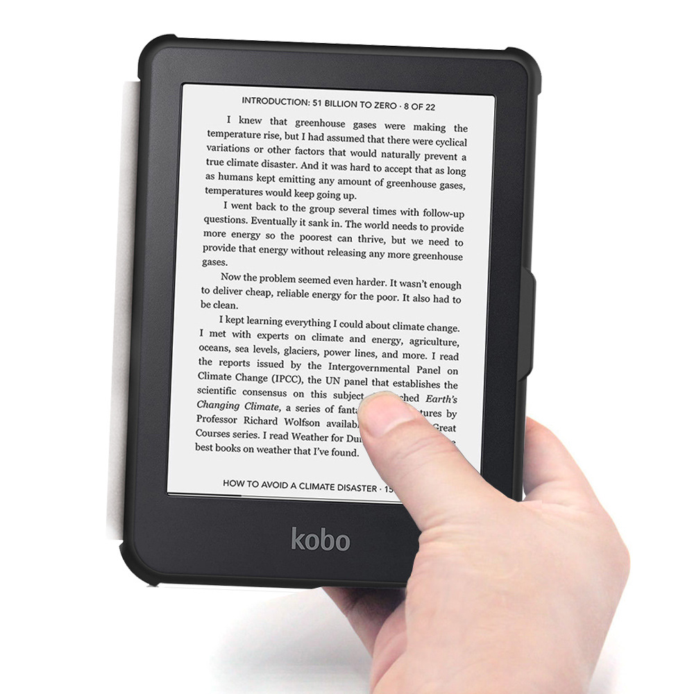 6" TPU Soft Shell eBook Case with Magnetic Closure for Kobo Clara BW (Model N365) - Image 5