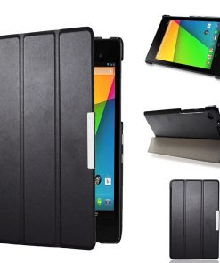 7" Flip Shell Leather Case Drop-Proof Protective Cover for Google Nexus 7 FHD Tablet 2nd Gen.