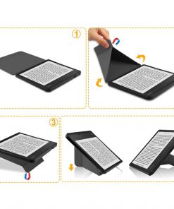 Alternative view of 6" TPU Soft Shell eBook Case Magnetic Closure Cover for Tolino Shine