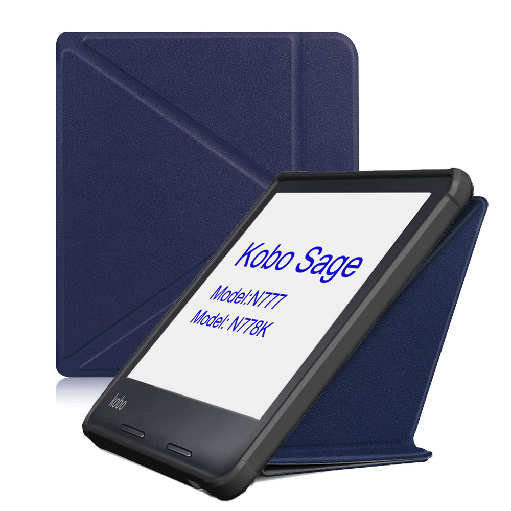 6" TPU Soft Shell eBook Case with Transformers Magnetic Closure for KOBO Sage N777/ N778K