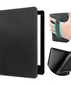 7" Flip Soft TPU Shell Leather Case Drop-Proof Protective Cover for 2024 Kindle Colorsoft Signature Edition