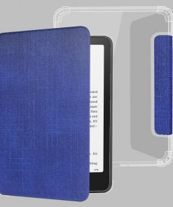 7" Soft TPU Shell Leather Case Drop-Proof Protective Cover for Kindle Colorsoft Signature Edition 2024