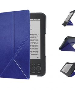6" Leather Case Drop-Proof Protective Cover for Kindle 3 keyboard D00901
