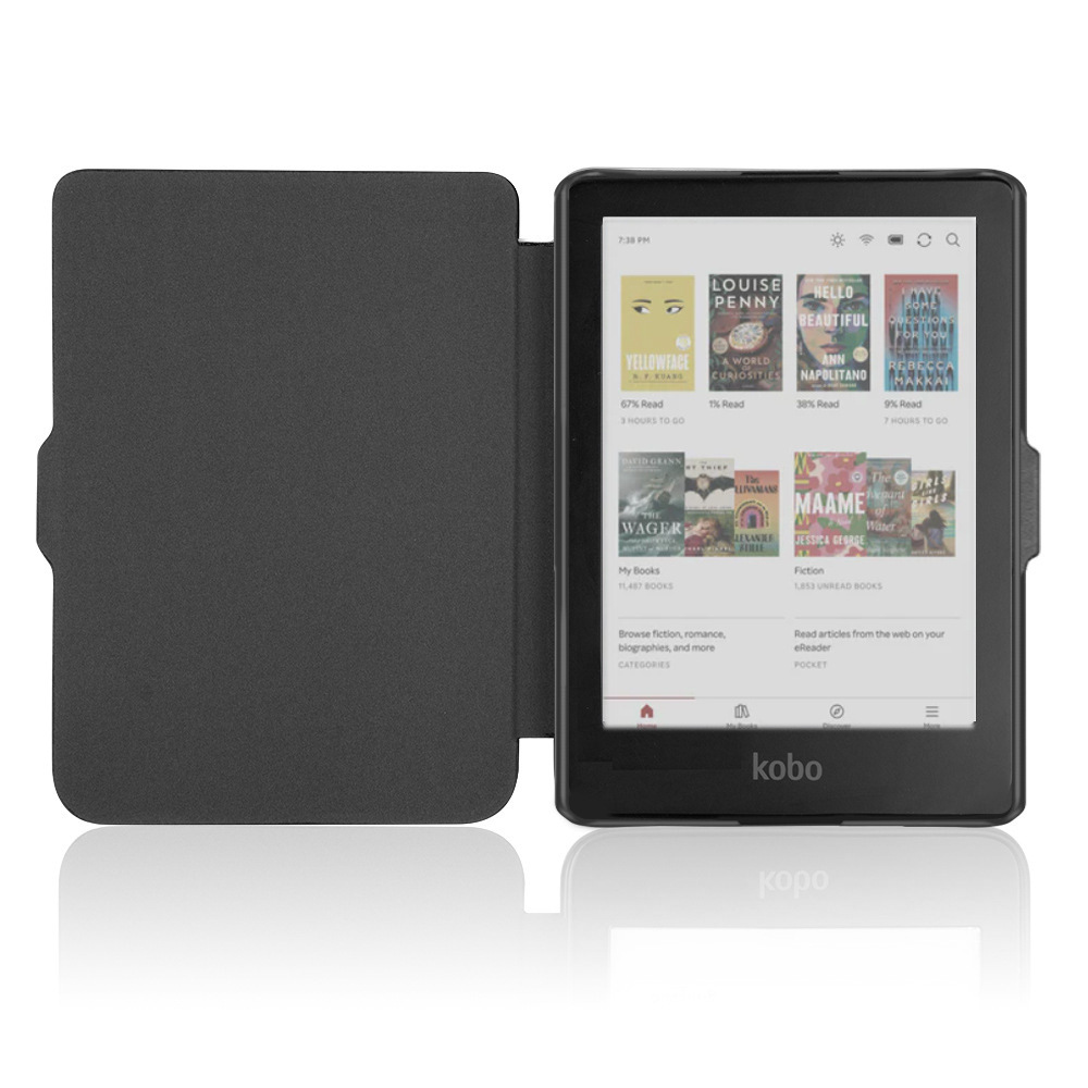 6" TPU Soft Shell eBook Case with Transformers Magnetic Closure for Kobo Clara Colour N367 - Image 4