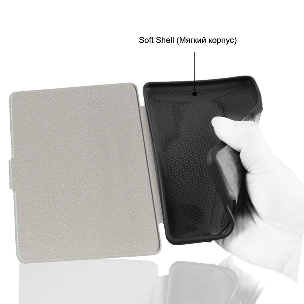 6" TPU Soft Shell eBook Case with Magnetic Closure for Kobo Clara HD (Model N249) - Image 4