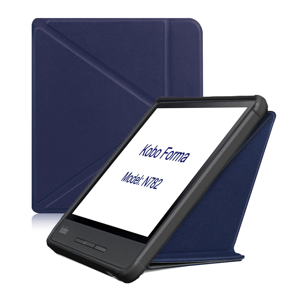 8" Premium Folio Cover E-Reader Leather Case for Kobo Forma (Model N782)