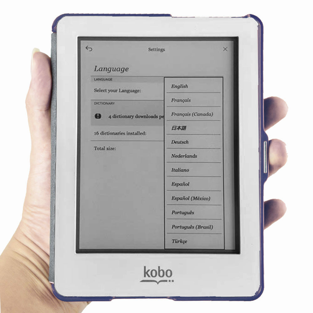 6" Magnetic Cover Shell Protective Case for Kobo Glo (Model N613) - Image 4