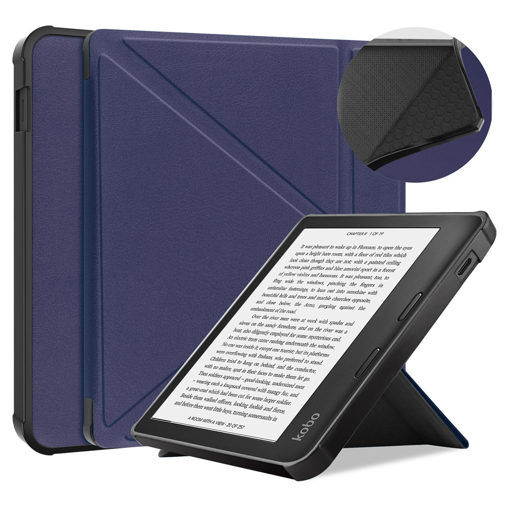 7" TPU Soft Shell eBook Case with Transformers Magnetic Closure for Kobo Libra 2 (Model N418) - Image 7