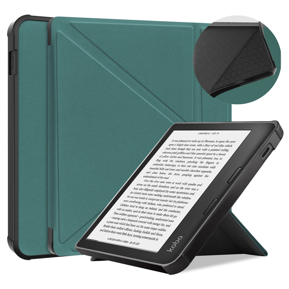 7" TPU Soft Shell eBook Case with Transformers Magnetic Closure for Kobo Libra 2 (Model N418) - Image 16