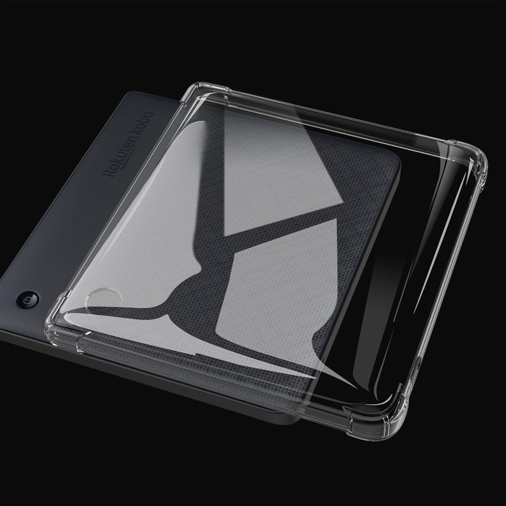7" Transparent Cover Soft TPU Case with Four‑Corner Airbag Protection for Kobo Libra 2 - Image 3