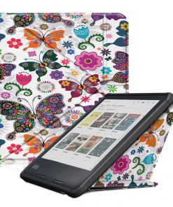 7" TPU Soft Shell eBook Case with Transformers Magnetic Closure for Kobo Libra Colour (Model N428)