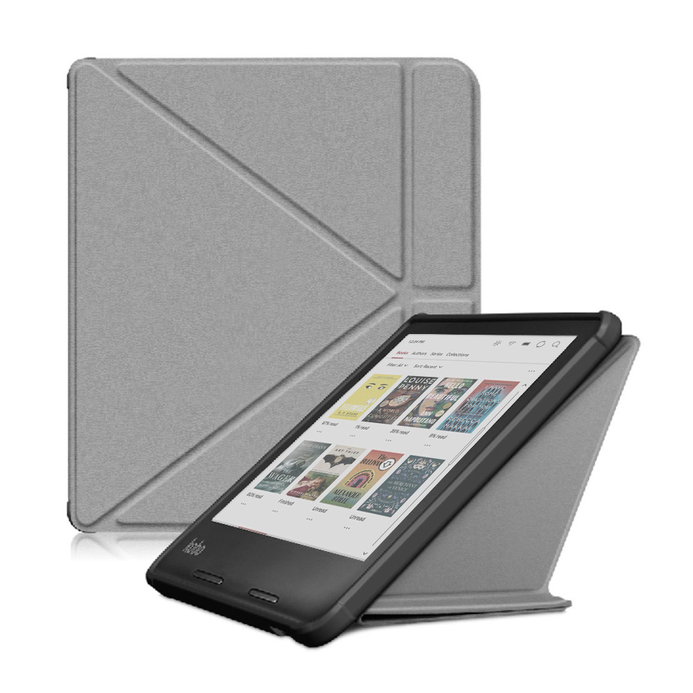 7" TPU Soft Shell eBook Case with Transformers Magnetic Closure for Kobo Libra Colour (Model N428) - Image 6