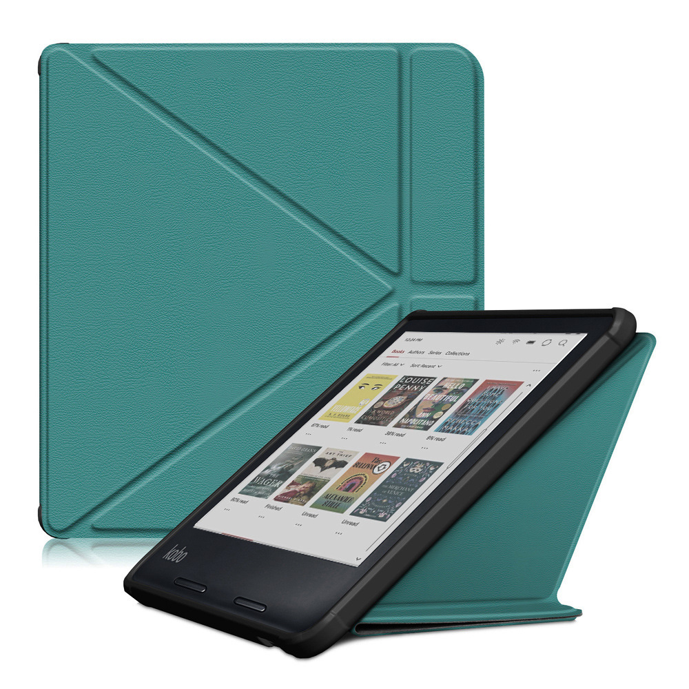 7" TPU Soft Shell eBook Case with Transformers Magnetic Closure for Kobo Libra Colour (Model N428) - Image 9