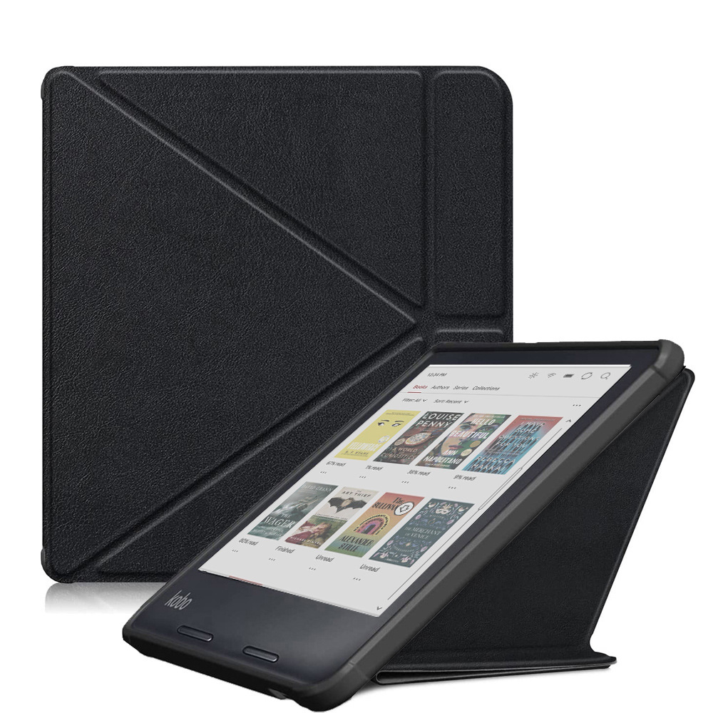 7" TPU Soft Shell eBook Case with Transformers Magnetic Closure for Kobo Libra Colour (Model N428) - Image 5