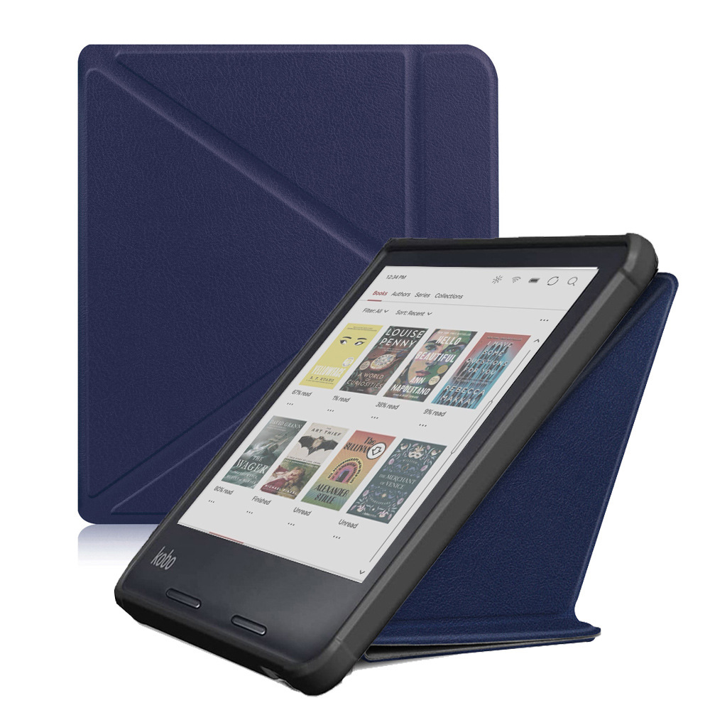7" TPU Soft Shell eBook Case with Transformers Magnetic Closure for Kobo Libra Colour (Model N428) - Image 7