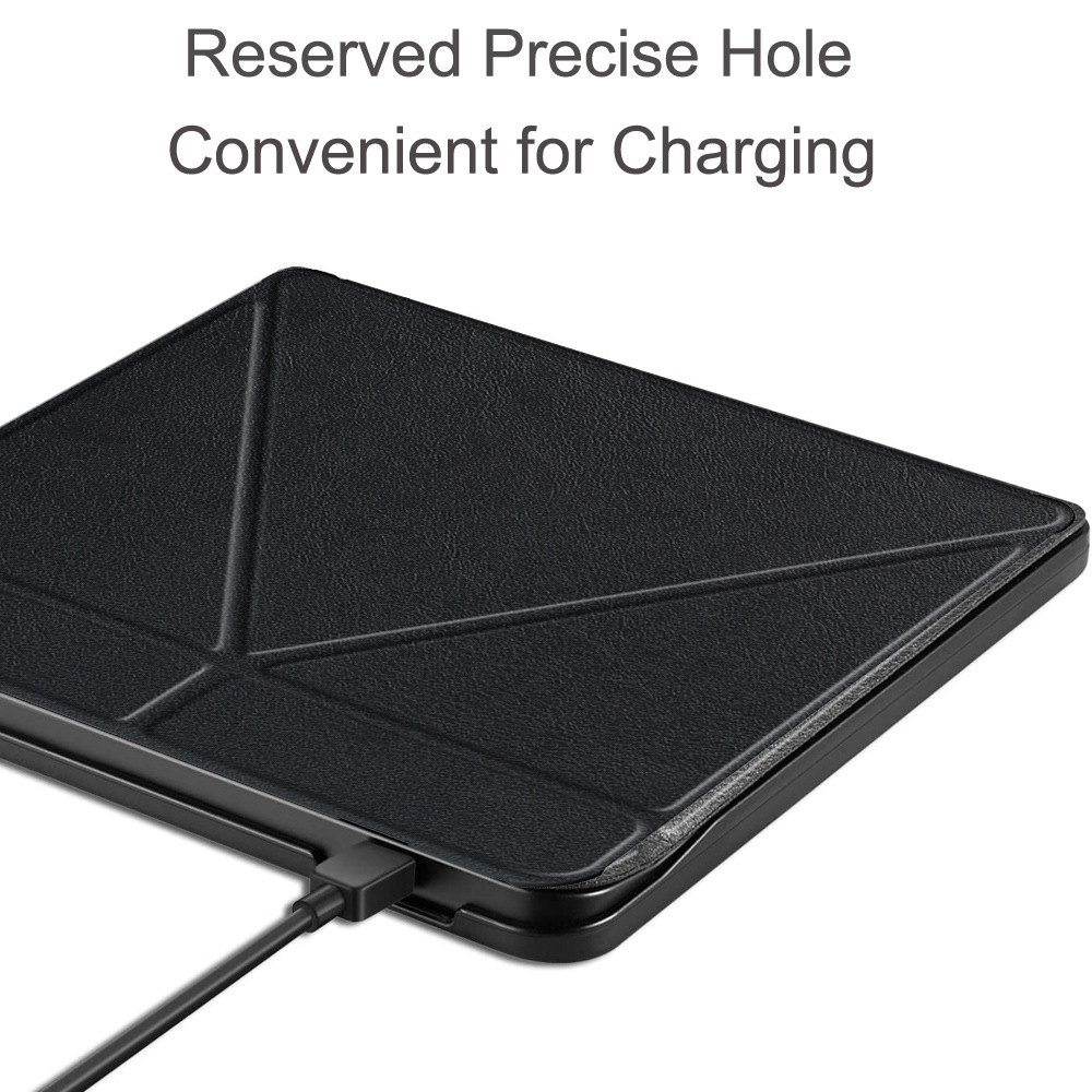 7" Premium Folio Cover E-Reader Leather Case for Kobo Libra H2O (Model N873) - Image 7