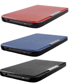 Premium Leather Tablet eReader Case with Magnetic Flip Cover for Pocketbook Basic Lux 4 PB618