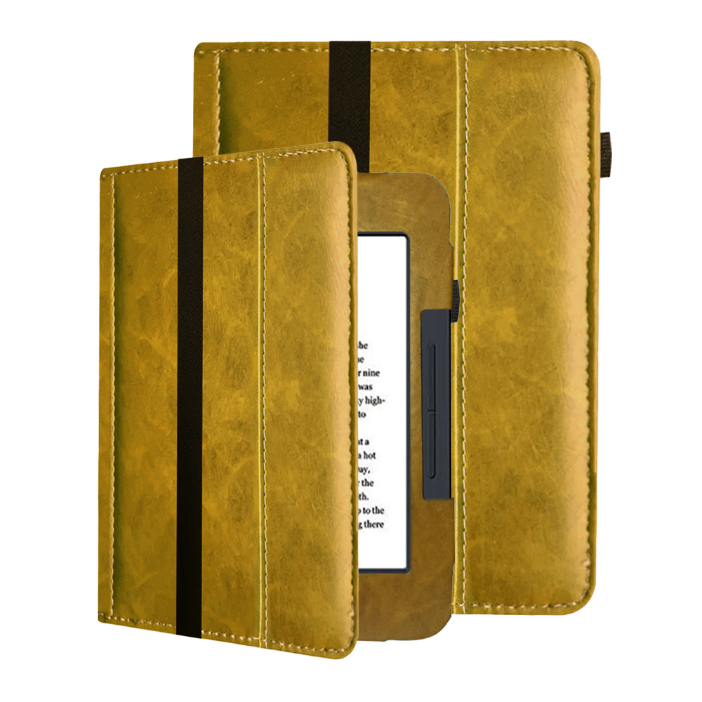 6" Flip Leather Case Drop-Proof Protective Cover for Nook Glowlight 3 (Model BNRV520) 2019 Released