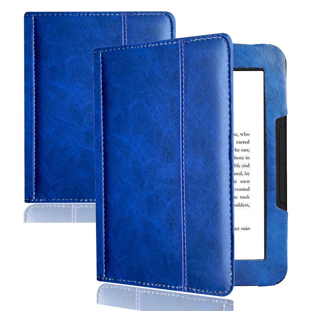 6" Flip Leather Case Drop-Proof Protective Cover for Nook GlowLight 4e (Model BNRV1000) 2022 Released
