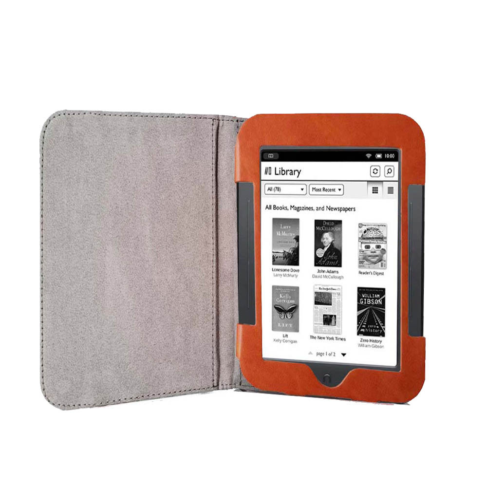 6" Flip Leather Case Drop-Proof Protective Cover for NOOK 2 (Model BNRV300) - Image 5