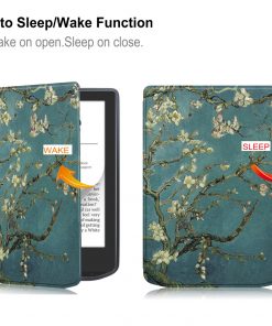 Alternative view of 6" Soft TPU Shell Leather Case Drop-Proof Protective Cover for Vivlio Light/ Light HD (2023 Released)