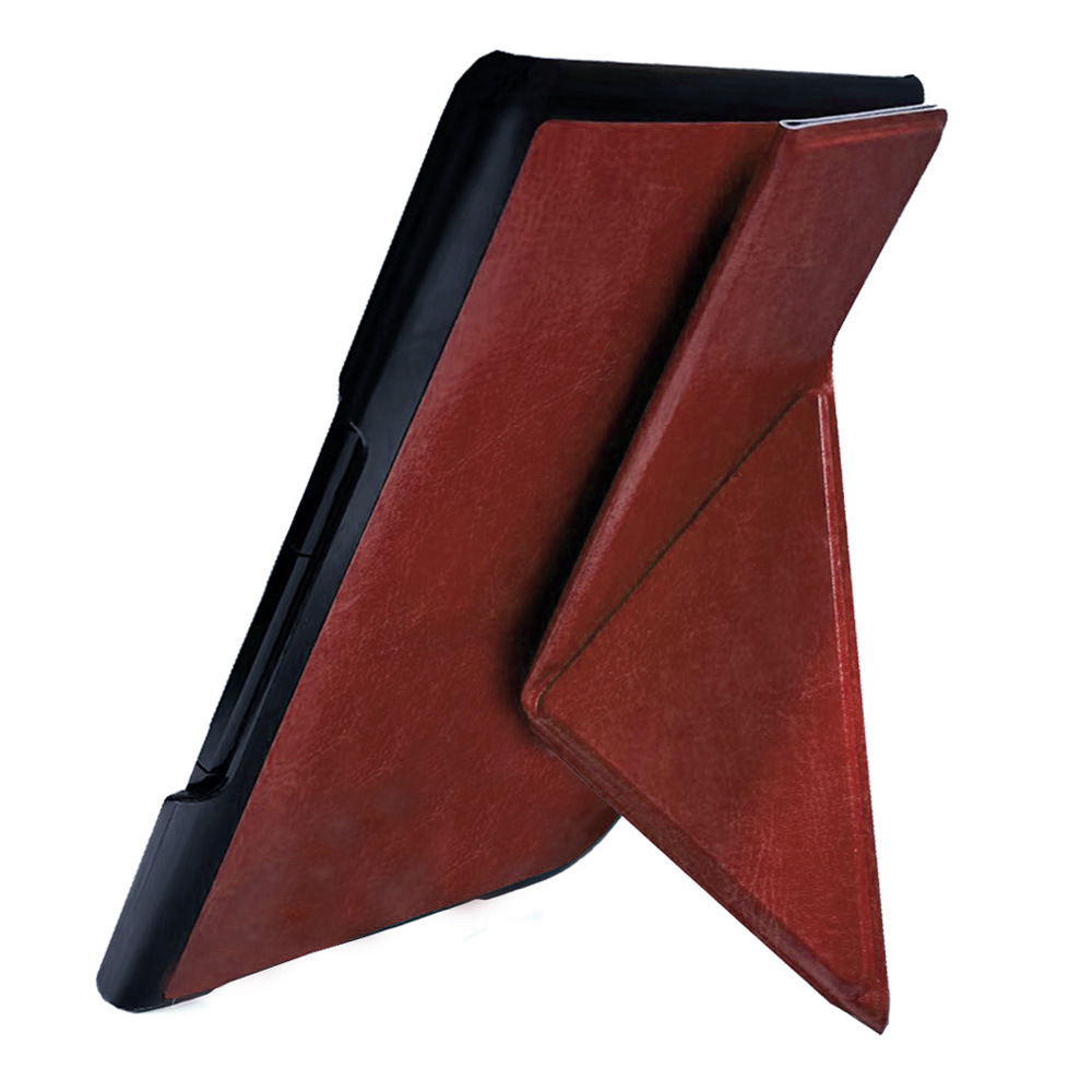 6" Leather Case Drop-Proof Protective Cover Magnetic Shell for Kindle 4 /Kindle 5 (Model D01100) - Image 3