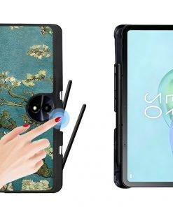 Alternative view of 11" Magnetic Cover Leather Case Protective Shell with Pen Slot for 2024 TCL TAB 11 Gen 2 (Model 9465X)