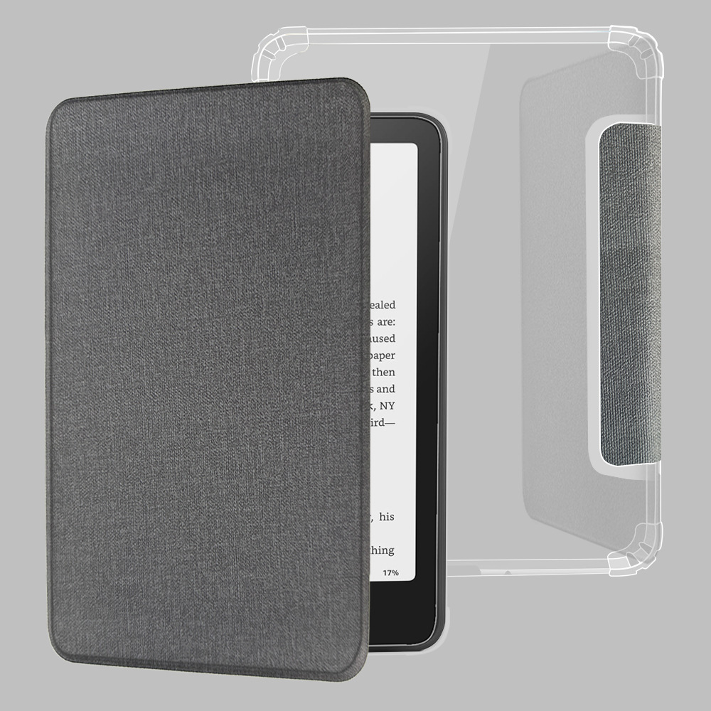 7" Soft TPU Shell Leather Case Drop-Proof Protective Cover for Kindle Colorsoft Signature Edition 2024 - Image 8