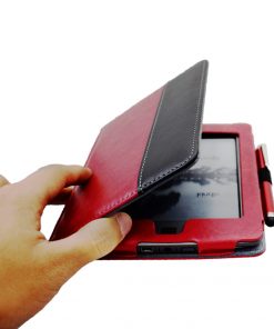 Alternative view of 6" Leather Case Drop-Proof Protective Cover for Kindle Touch D01200