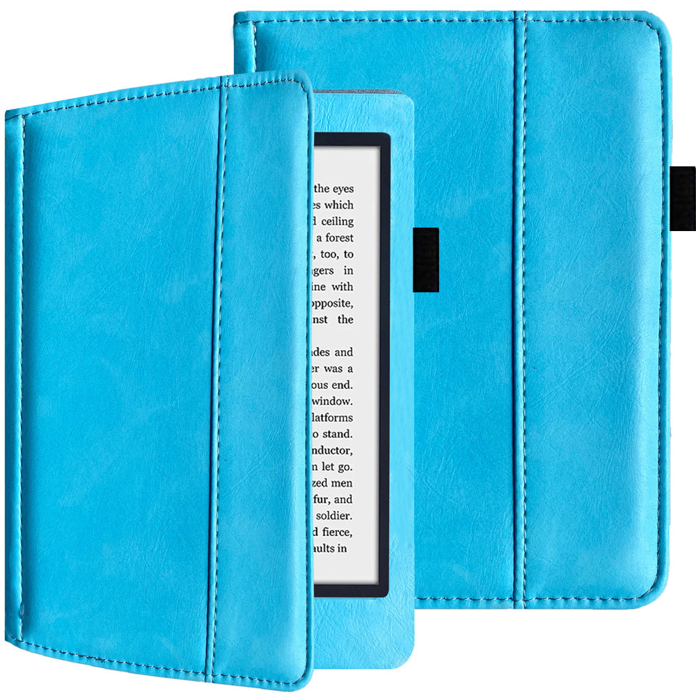 6.8" Flip Leather Case Drop-Proof Protective Cover for Kobo Aura H2O (Model N250) First Generation - Image 10