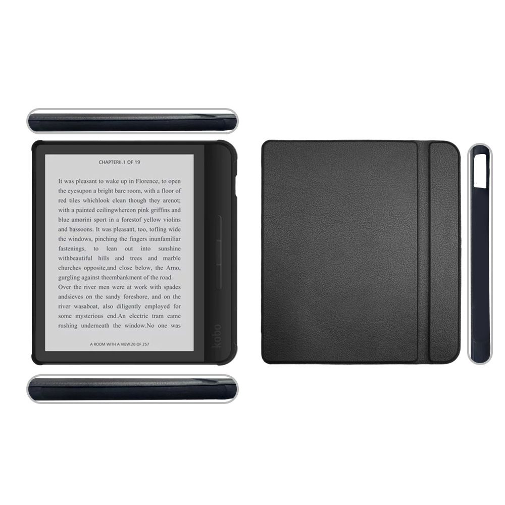 7" TPU Soft Shell eBook Case with Magnetic Closure for Kobo Libra Colour (Model N428) - Image 6