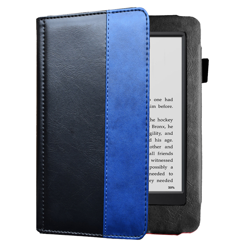 6" Leather Case Drop-Proof Protective Cover for Kindle Touch 2012 (Model D01200)