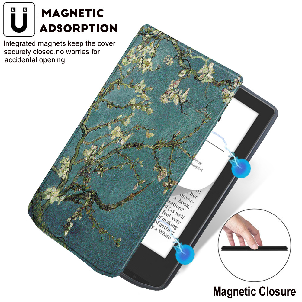 6" Soft TPU Shell Leather Case Drop-Proof Protective Cover for Vivlio Light/ Light HD (2023 Released) - Image 3