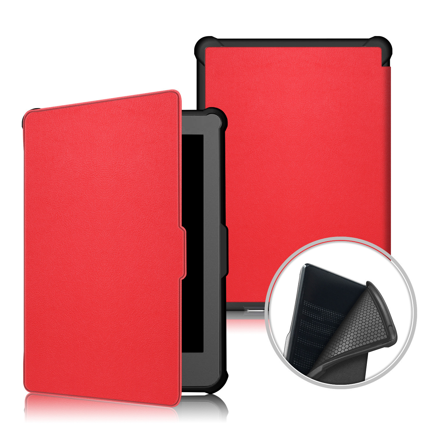 6" TPU Soft Shell eBook Case with Magnetic Closure for Kobo Clara HD (Model N249)