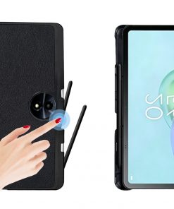 Alternative view of 11" Magnetic Cover Leather Case Protective Shell with Pen Slot for TCL NXTPAPER 11 Gen 2