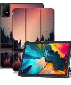 11" Magnetic Cover Leather Case Protective Shell for TCL Tab 11 Gen. 1 (Model 9166g)