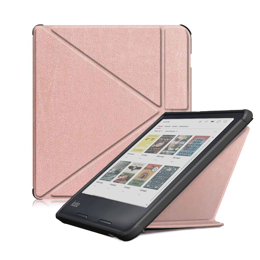 7" TPU Soft Shell eBook Case with Transformers Magnetic Closure for Kobo Libra Colour (Model N428) - Image 10