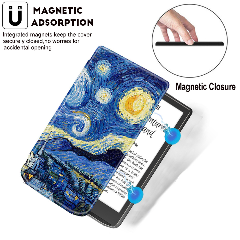 7.8" Flip Soft TPU Shell Leather Case Drop-Proof Protective Cover for Vivlio Inkpad 4 (2023 Released) - Image 3