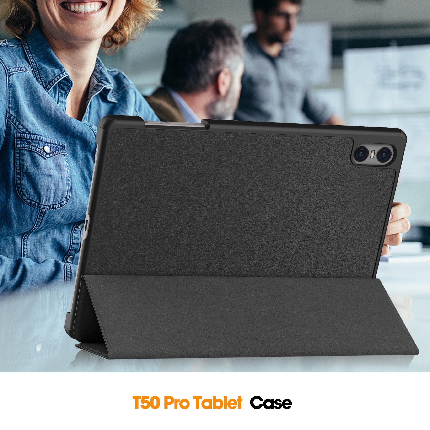 11" Full-Coverage Shell Magnetic Cover Protective Case for Teclast T50 Pro - Image 4