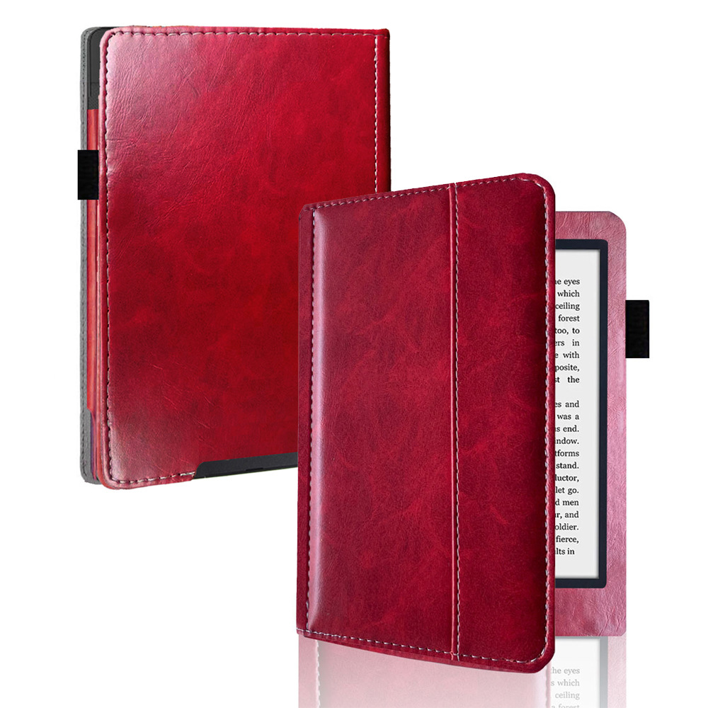 6.8" Flip Leather Case Drop-Proof Protective Cover for Kobo Aura H2O (Model N250) First Generation - Image 8