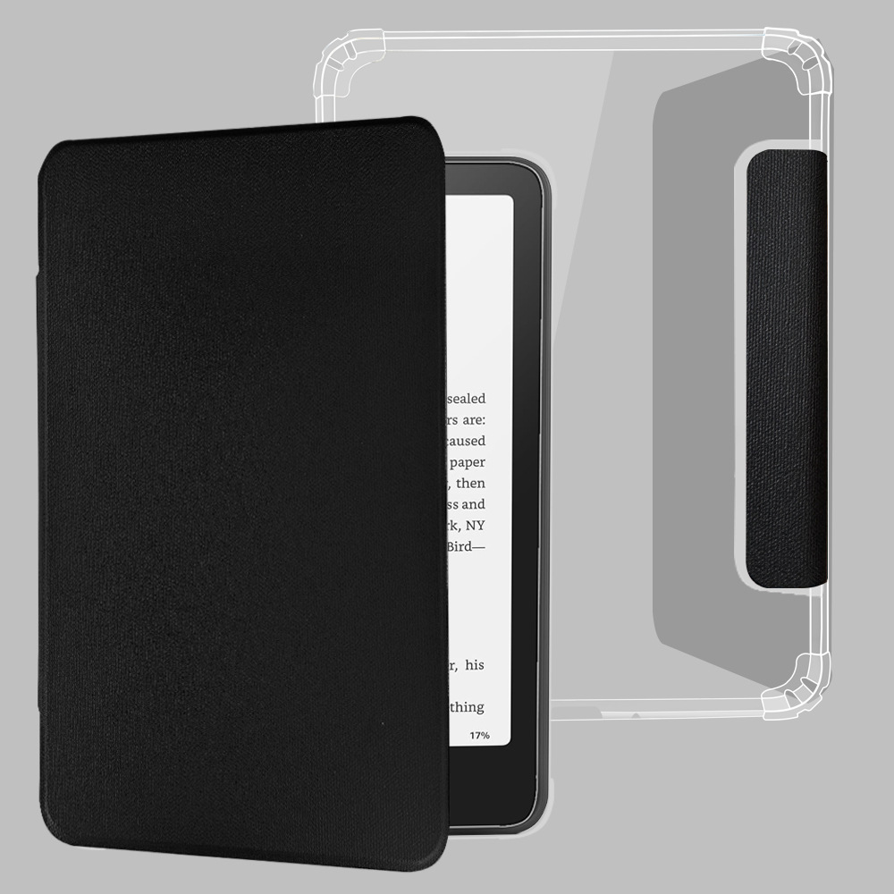 7" Soft TPU Shell Leather Case Drop-Proof Protective Cover for Kindle Colorsoft Signature Edition 2024 - Image 7