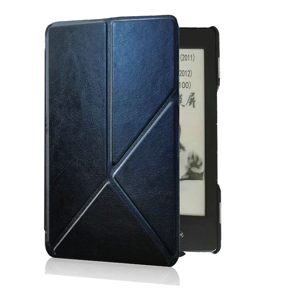 6" Leather Case Drop-Proof Protective Cover Magnetic Shell for Kindle 4 /Kindle 5 (Model D01100) - Image 7