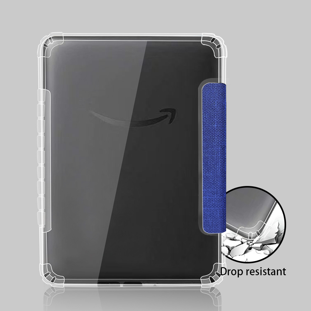 7" Soft TPU Shell Leather Case Drop-Proof Protective Cover for 2024 Kindle Paperwhite 12th - Image 3
