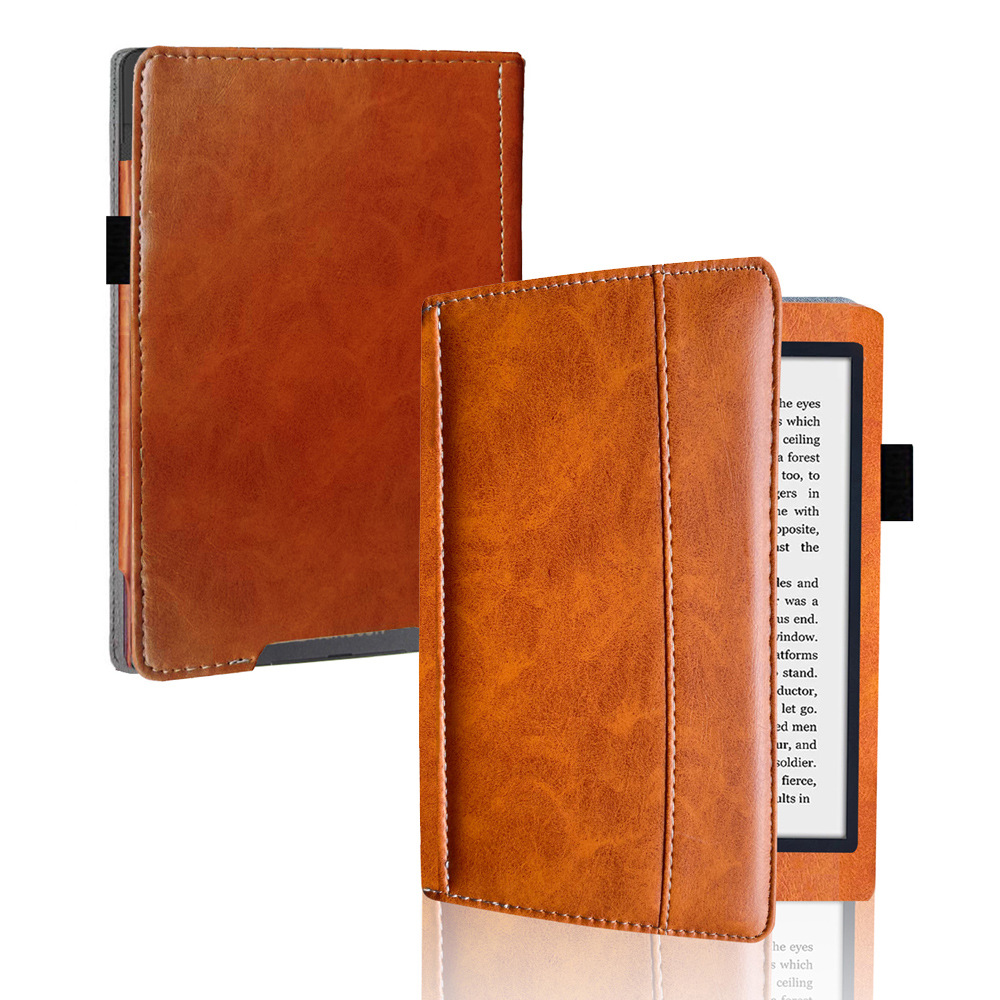 6.8" Flip Leather Case Drop-Proof Protective Cover for Kobo Aura H2O (Model N250) First Generation - Image 9