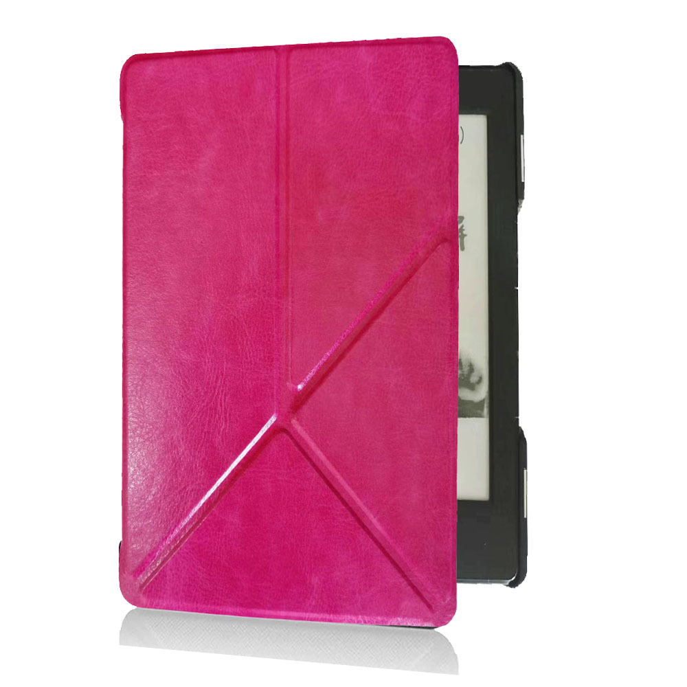 6" Leather Case Drop-Proof Protective Cover Magnetic Shell for Kindle 4 /Kindle 5 (Model D01100) - Image 8