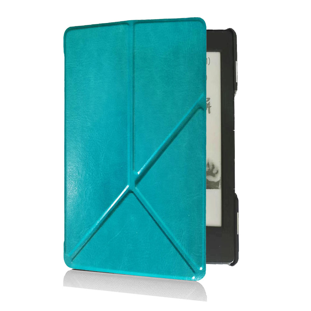 6" Leather Case Drop-Proof Protective Cover Magnetic Shell for Kindle 4 /Kindle 5 (Model D01100) - Image 9