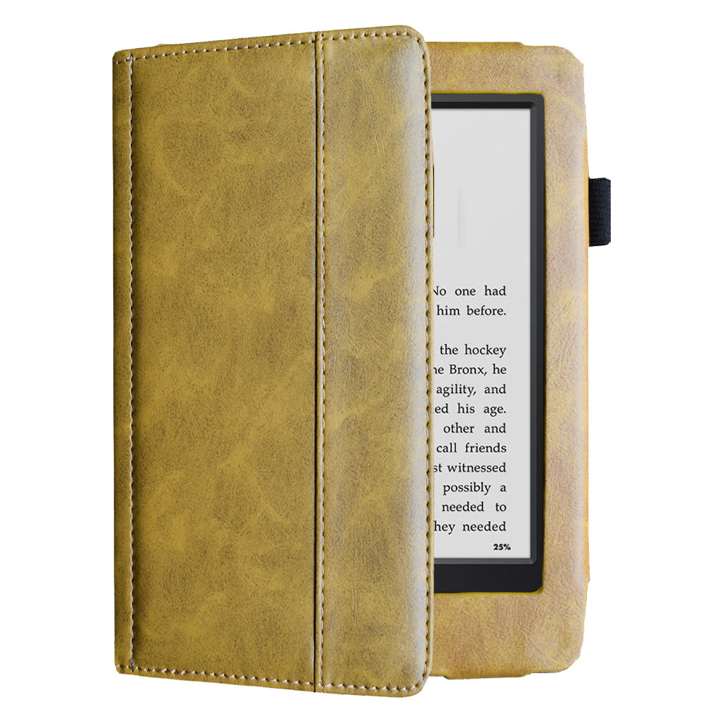 6" Leather Case Drop-Proof Protective Cover for Kindle Touch 2012 (Model D01200) - Image 7