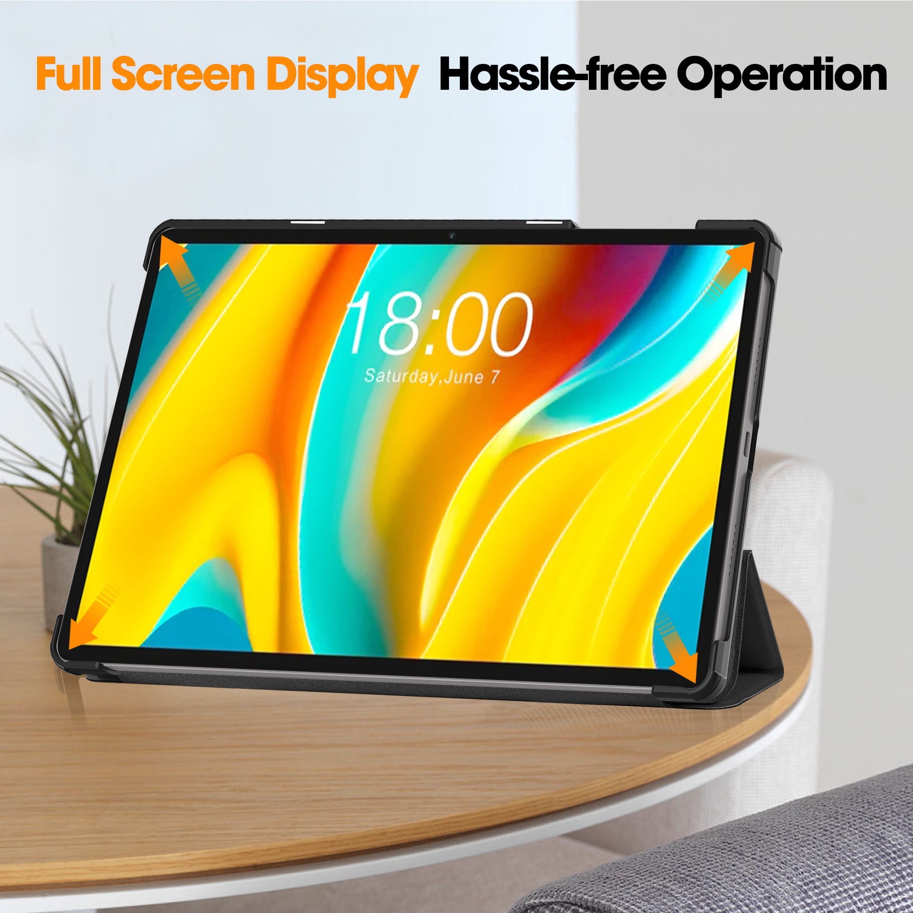 10.1" Full-Coverage Shell Magnetic Cover Protective Case for Teclast M40 Plus (2022 Released) - Image 3
