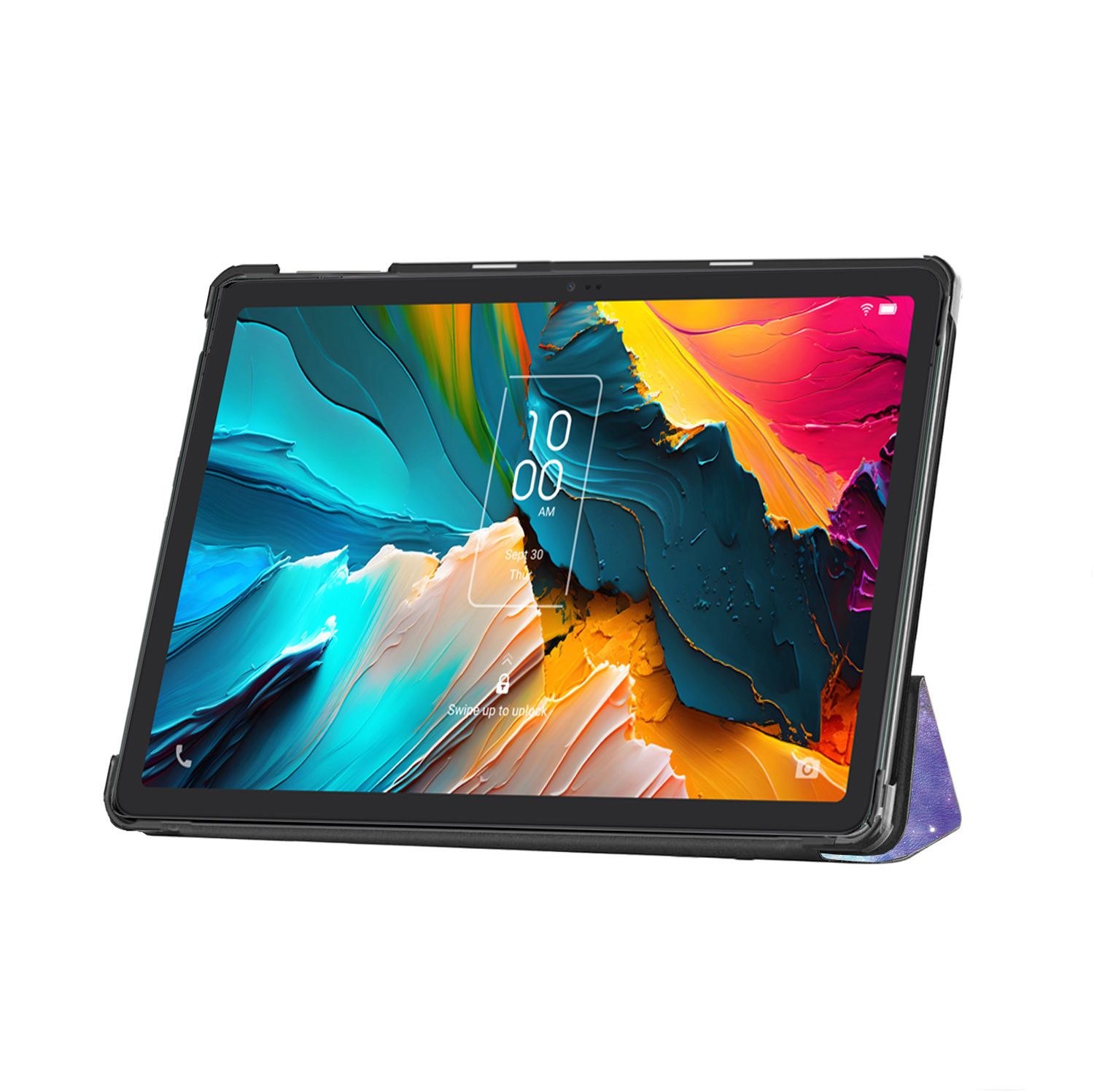 11" Magnetic Cover Leather Case Protective Shell for TCL Tab 11 Gen. 1 (Model 9166g) - Image 3